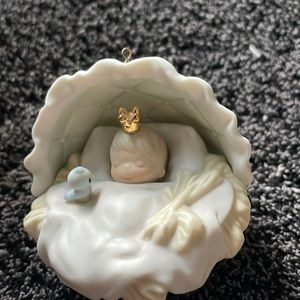 Precious Moments “let earth receive her king” ornament